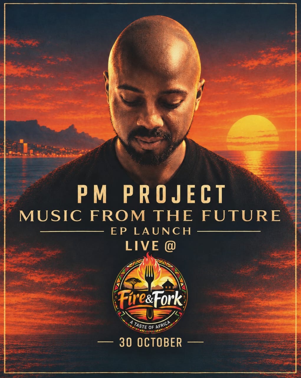 PM PROJECT MUSIC FROM THE FUTURE EP launch. poster